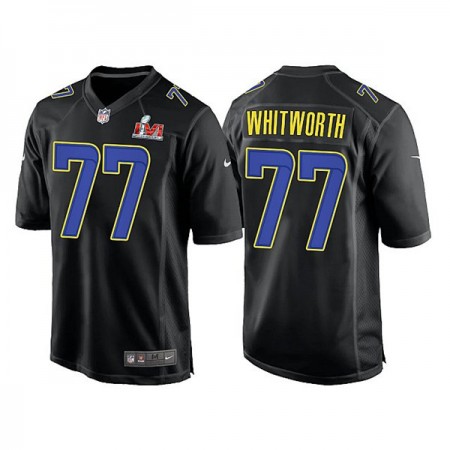 Herren Los Angeles Rams Trikot Andrew Whitworth 77 Game Super Bowl LVI 2022 Gelb